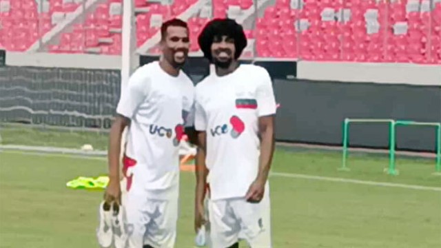 হামজার গোলে এগিয়ে বাংলাদেশ
