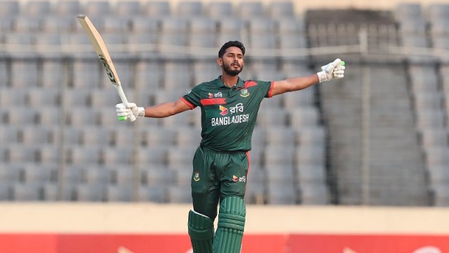ক্যারিয়ারের প্রথম সেঞ্চুরির দেখা পেলেন তানজিদ তামিম