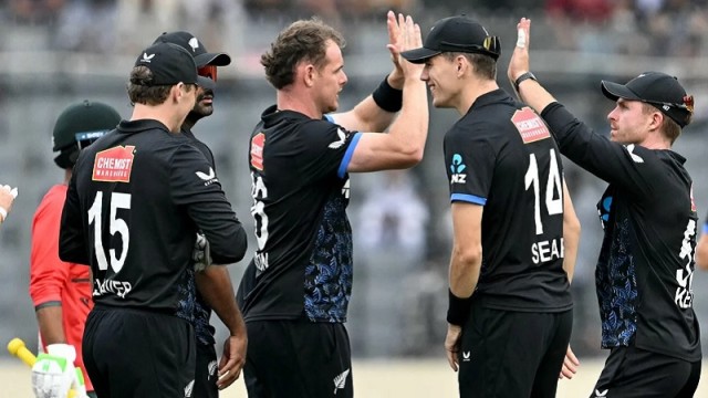 দাপুটে জয়ে বাংলাদেশ সফর শেষ করল নিউজিল্যান্ড