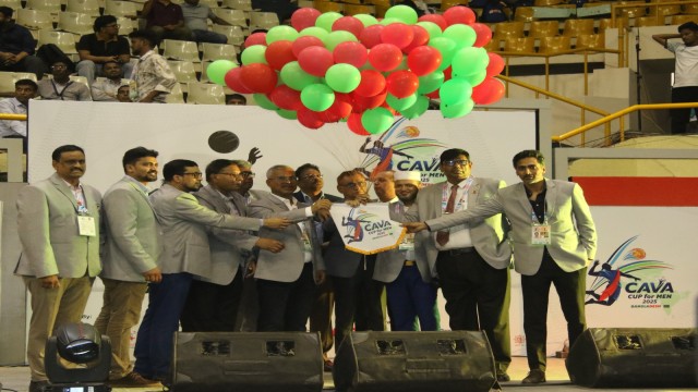কাভা কাপ ভলিবলের জমকালো উদ্বোধন, জয়ে শুরু বাংলাদেশের